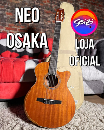 Violão Seizi Neo Osaka Mahogany Satin Com Bag