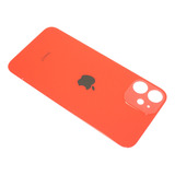 Refaccion Tapa Trasera Rojo Cristal Para iPhone 12 Mini Adhe