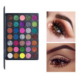 Veronni Pro 35 Color Glitter Shimmer Sombra De Ojos Paleta D