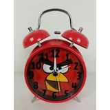 Reloj Despertador Angry Birds Rojo