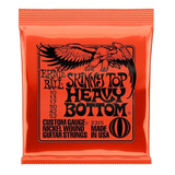 Encordoamento Guitarra Ernie Ball 010 Skinny Top Heavy Botto