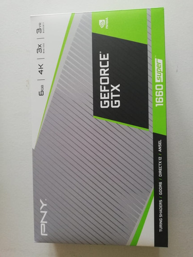 Placa De Video Nvidia Pny Geforce Gtx 1660 Super 6 Gb