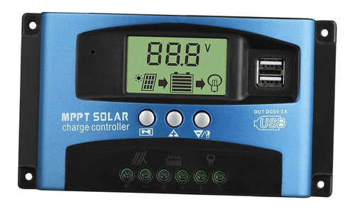 Regulador De Painel Solar Mppt 30a-100a 12v/24v, Controlador