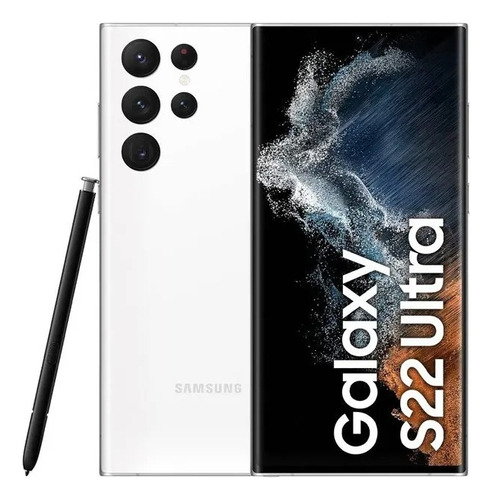 Samsung Galaxy S22 Ultra 5g 128gb Blanco Originales Liberados De Exhibición