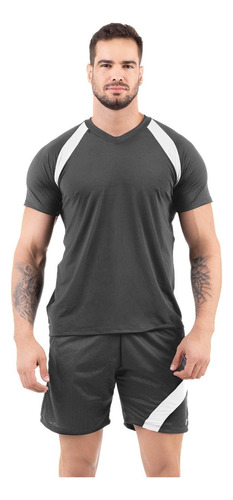 Roupa Masculina Conjunto Bicolor Treino Academia Musculação