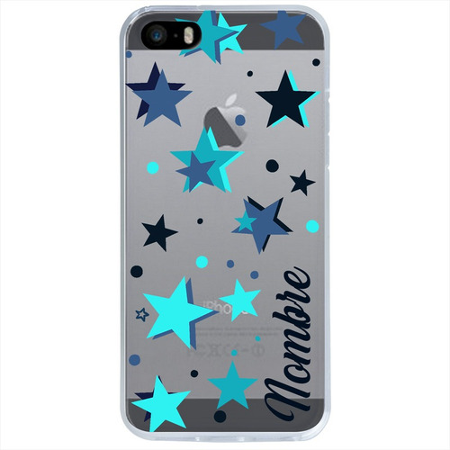 Funda Para iPhone Estrellas Personalizada Con Tu Nombre