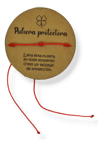 Pulsera 7 Nudos Amuleto De Protección Hilo Rojo Regulable