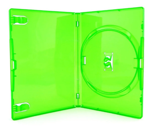 50 Estojo Caixa Capas Box Dvd Amaray Verde Cx Para Xbox