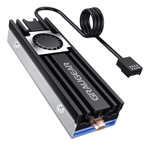 Disipador Cooler Para Disco Solido Pcie Nvme O Sata Graugear