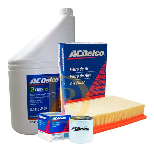 Kit Filtros Aire, Aceite + Aceite Sint Chevrolet Prisma Onix