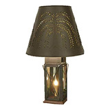 Large Milk House 4-way Lamp With Willow Shade - Rustic ...