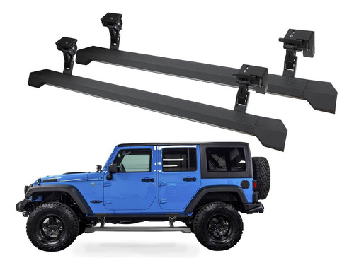 Estribos Electricos Jeep Wrangler Rubicon Jk 4 Puertas 07-17