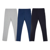 Kit Com 3 Calças Leggings Básicas Menina Hering Kids