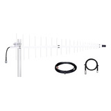 Antena Celular Rural Fullband 14dbi 2g A 5g Cabo 15m Cf395