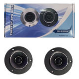 Juego De Tweeters Tipo Bala  Negro 100watts  Radox 066-844