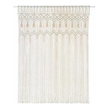 Mkono - Cortina Para Colgar En La Pared De Macramé, Cortinas