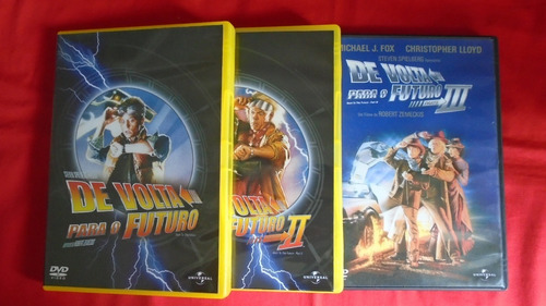 Dvds - De Volta Para O  Futuro - 1, 2 E 3   ( Trilogia )