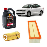 Kit 2 Filtros Originales Vw Vento 2.0tsi Motul 8100 5w40