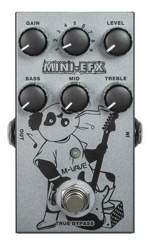 Pedal Overdrive Distorção E Boost 9 Tipos M Vave Mini Efx 