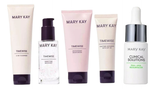 Set Timewise 3d Mary Kay Spa Facial 4 Productos Envio Gratis