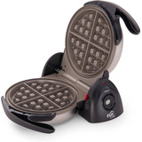 Presto 03510 Ceramic Flipside - Wafflera Belgas, Color Negro