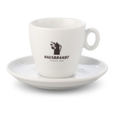 Hausbrandt Taza Y Plato Edición Clásica Para Espresso 70 Ml 