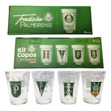 Kit 12un Copo Americano Vidro 190ml Bar Cerveja Palmeiras