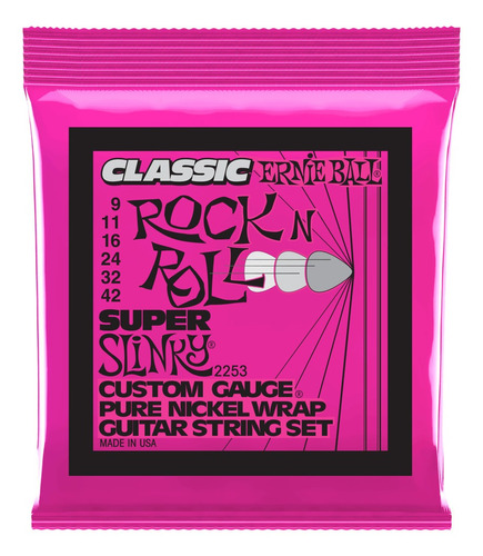 Ernie Ball Cuerdas Guit Electrica Super Slinky0942 P02253