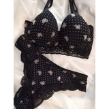 Conjunto Lingerie Atacado Kit 5 Conjuntos Calcinha E Sutiã