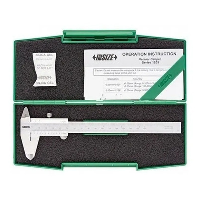 Calibrador Vernier Análogo Insize 0-150mm 0.05mm Con Estuche | Envío gratis