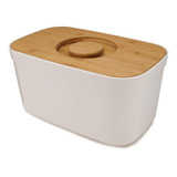 Panera Con Tapa Bamboo Blanca Joseph Joseph