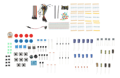 Kit Básico De Eletrônicos Diy: Placa De Ensaio, Fios De Liga