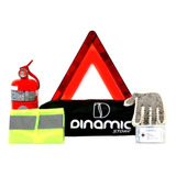 Kit De Seguridad Auto Premium Matafuego Chaleco Vtv 6 En 1