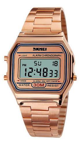 Reloj Unisex Skmei 1123 Digital Alarma Cronometro Clasico