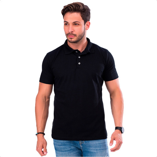 Camisa Polo Camiseta Masculina Gola Camisetas Básica Piquet