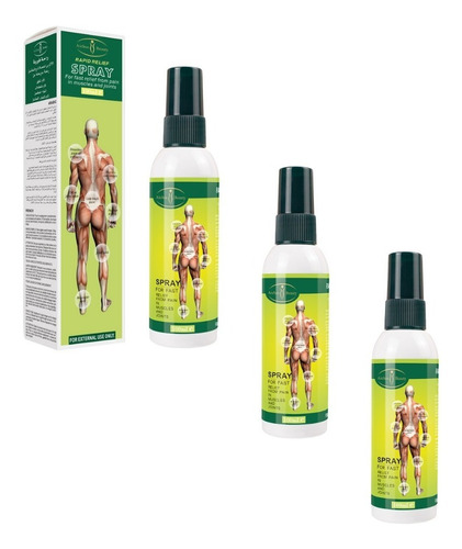 Pack 3 Spray Dolor Muscular Y Articulaciones Aichun Beauty 