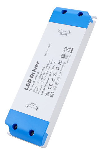 Controlador Led 12v 60w 5a, Fuente De Alimentacion Delgada I