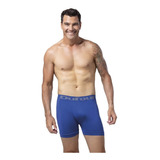 Pack X3 Boxer Hombre Dufour Sin Costura Algodon Lycra 12050