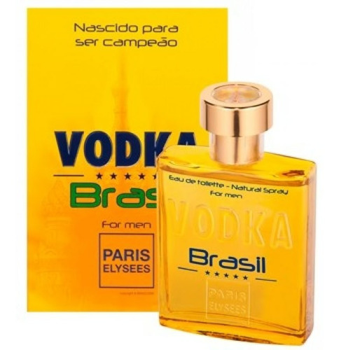 Vodka Brasil Amarelo 100ml Edt - Paris Elysees