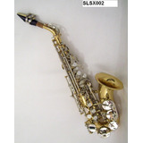 Silvertone Saxofon Soprano Curvo Combinado Slsx002