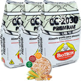 Kit 3 Cc 2030 Premium 1kg Farinhada Biotron Pássaros E Aves