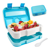 Bento Box Lonchera Para Niños Tipo Bento Box De 4 Divisiones