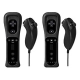 Burcica Remote Y Nunchuck Controller Para Wii Wii U (blanco 