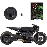 Motocicleta Moto Batcycle Batman Dc Multiverse Coleccionable