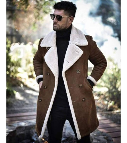 Tapado Gamulan Engomado Trench Hombre 