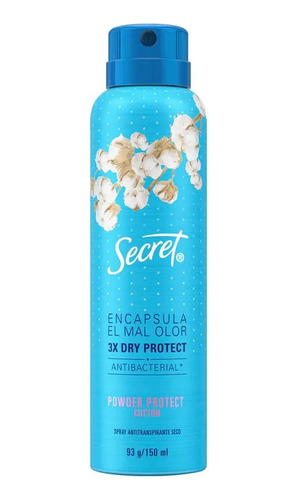 Desodorante Secret Spray Ph Balanced Algodão - 150ml