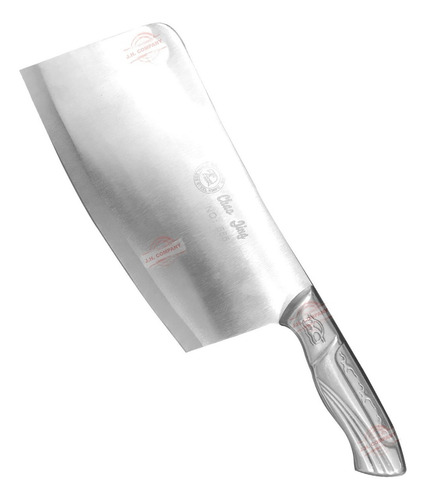 Cuchillo Taquero Tipo Hacha 5.5 Pulgadas Cocina  Profesional Color Plateado Grabado D1-0570