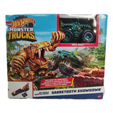 Ataque Diente De Sable Hot Wheels Pista Monster Trucks