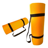 Tatame Esteira Para Yoga Exercícios Físicos 1,80mx53cmx10mm Cor Laranja