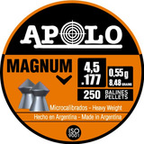 Diabolos Balines Apolo Magnum 4.5mm X 250 Und 8.48 Grains